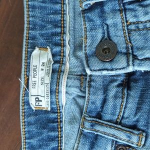 Free People Women's Low Rise Straight Jeans